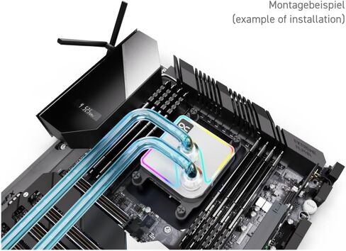 Alphacool Core 1 Aurora CPU Water Block with Thermal Grizzly KryoSheet (33x33mm) for AMD AM5 CPU Bundle, Silver in Saudi Arabia