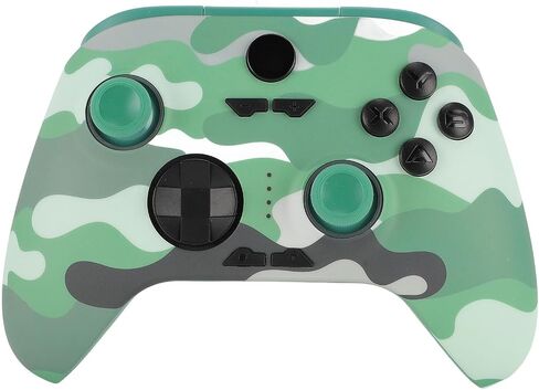 Dual Hall Gamepad ، 6 Axis Gyro ، RGB LED وحدة تحكم للتبديل ، الكمبيوتر ، (رمادي) in Kuwait