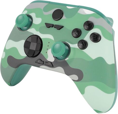 Dual Hall Gamepad ، 6 Axis Gyro ، RGB LED وحدة تحكم للتبديل ، الكمبيوتر ، (رمادي) in Kuwait