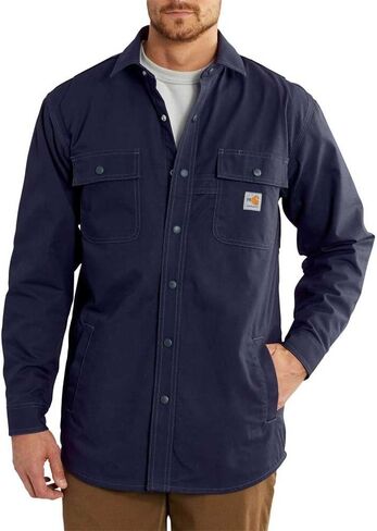 Carhartt Men's Big & Tall Flame Resistant Full Swing Quick Duck Shirt Jac in Saudi Arabia