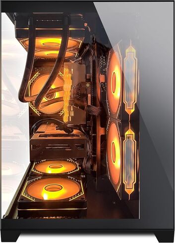 Gaming PC Desktop ، Intel Core i5-13400f 10-cores حتى 4.6 GHz ، Geforce RTX 4060 8GB ، 32GB DDR4 3200MHz ، 1TB M.2 PCIe + 1TB SATA SSD ، 11AC WI-FI ، Windows 11 Pro Computer ، Black. in Kuwait