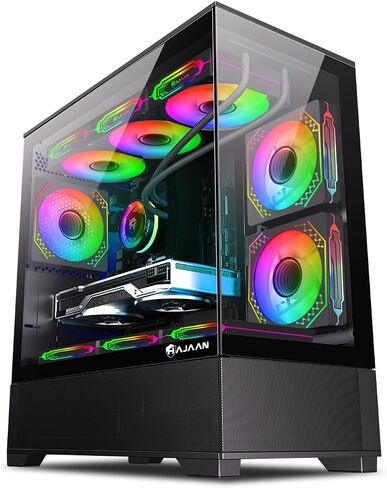 سطح المكتب للكمبيوتر الشخصي للألعاب ، AMD Ryzen 7 7700x حتى 5.4 جيجا هرتز ، Geforce RTX 4060 8GB GDDR6 ، 32GB DDR5 6000MHz RAM ، 2TB NVME SSD ، WIFI Ready & Windows 11 Pro ، in Kuwait