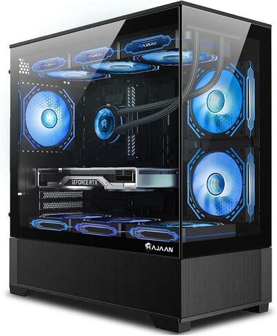 سطح المكتب للكمبيوتر الشخصي للألعاب ، AMD Ryzen 7 7700x حتى 5.4 جيجا هرتز ، Geforce RTX 4060 8GB GDDR6 ، 32GB DDR5 6000MHz RAM ، 2TB NVME SSD ، WIFI Ready & Windows 11 Pro ، in Kuwait