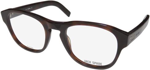 Jack Spade 0807 Men's Freeman Black Plastic Frame Eyeglasses in Saudi Arabia