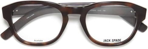 Jack Spade 0807 Men's Freeman Black Plastic Frame Eyeglasses in Saudi Arabia