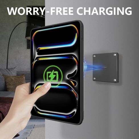 Dock Mount Mount Dock لـ Apple iPad Pro 11 ″ (2nd/3rd/4th Gen) - Magnetic Tablet Wall مع شحن سريع 15 واط ، حالة TPU النحيفة ، تكامل المحور الذكي in Saudi Arabia