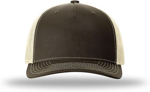 Richardson 112 Trucker Hat - 5 Panel Premium Adjustable Snapback Hat - Structured Richardson Blank Caps in Kuwait