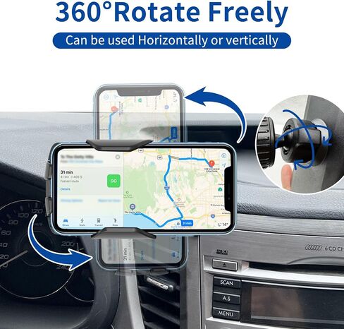 Car Phone Mount for Subaru Outback 2020-2023 Phone Holder Navigation,Fit for Outback Cellphone Mobile Cradle Auto Accessories Bracket Anti-Shake,360 Degree Rotation,Compatible for All Cell Phones in Kuwait