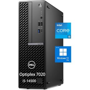 Dell Optiplex 7020 SFF Business Desktop Computer, Intel Core I5-14500, 14Core, 20 Threads, up to 5GHz, 16GB RAM 512GB SSD, RJ-45 Ethernet, HDMI, DP, WIFI6, Bluetooth, Windows 11 Pro