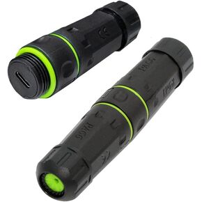 Cablecc IP68 مقاوم للماء M20 Locking Type-A USB3.0 5GBPS USB-A أنثى إلى USB-A أنثى محول تمديد محول