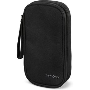 Samsonite Travel Tech Case - Small Size Travel Case for Headphones, Chargers, Mouse, Stylus - Black