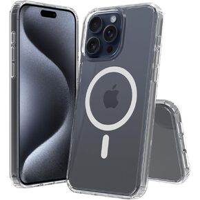 Magnetic for iPhone XR Case [Mil-Grade Drop Protection] [Compatible with Magsafe] Shockproof Slim Transparent Protective Phone Case, Clear