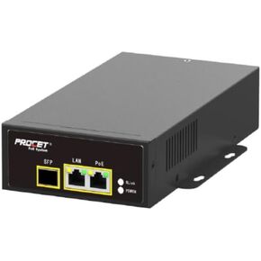 Hanwha Techwin America SPO-8315 83W IEEE802.3AF-AT PoE Plus SFP Slot Injector