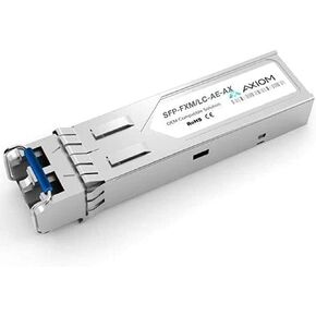 Axiom SFP-FXM/LC-AE-AX SFP (Mini-GBIC) transceiver Module (Equivalent to: Advantech SFP-FXM/LC-AE) - 100Mb LAN - 100Base-FX - LC Multi-Mode - up to 1.2 Miles - 1310 nm