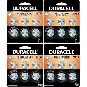 Duracell - 2032 3V Lithium Coin بطارية - مع طلاء مرير - 24 COUNT