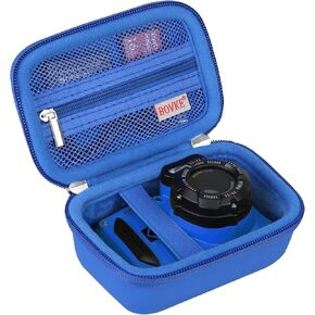 CASE BOVKE Travel Case لـ KODAK PIXPRO WPZ2 كاميرا رقمية مقاومة للماء RUGGED ، WPZ2 تحت الماء ، حقيبة تخزين الكاميرا مع جيب الشبكات للكابلات ، وبطاقات SD ، الأصفر