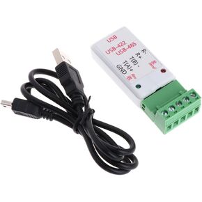 USB Converter, RS422 RS485 USB to 485/422 Converter Adapter Chip with LED 64b Win7