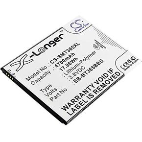 4700mAh/3.8V Replacement Battery for Tab Active 2 Tab Active SM-T365 Tab Active LTE SM-T390 Tab Active WiFi Tab Active 2 8.0 LTE EB-BT365BBE GH43-04317A EB-BT365BBUBUS EB-BT365BBC EB-BT365BBU