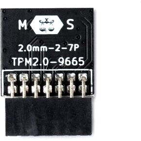 Replacement TPM2.0 Module TPM Chip 14Pin 2 * 7P Security Module for M S I B250M Win11 Platform Protection Module