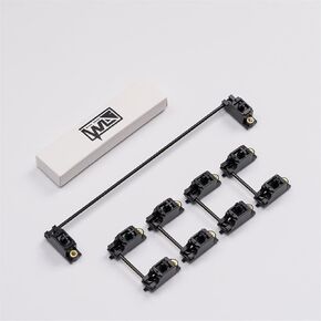مثبتات Owlab V3 PCB المسمار المسمار ، السلك الأسود 2U 6.25U 7U المسافة للوحة المفاتيح الميكانيكية المخصصة (الحجم: 65U مجموعة)