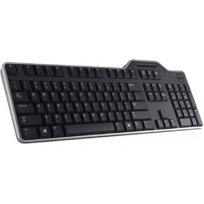 Dell KB813 Black USB English Keyboard with Smart Card Reader-3WPNC (Renewed)