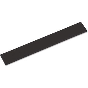 Innovera 52458 Natural Rubber Keyboard Wrist Rest, Black