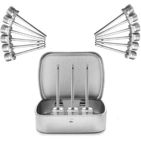 Ball Pump Needle (Pack of 15) - Ball Pump Inflation Needles - Air Pump Needles - Basketball Pump Needle for Football, Basketball, Volleyball, and All Other Sports Balls