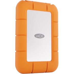 LaCie Rugged Mini Externe SSD 500GB, PC/Mac/iPad/Thunderbolt, 40 Gb/s, 2.000 MB/s, Rescue Services (STMF500400)