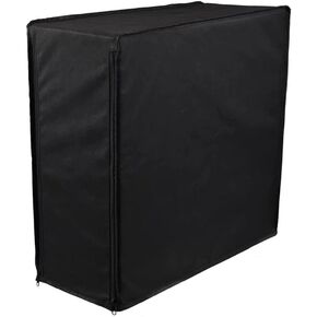 Computer Host Dust Cover 420D Oxford Cloth Protector Water-Resistant CPU Shield with Easy Zip for Desktop 2 Sizes Black(62 * 26 * 52cm)