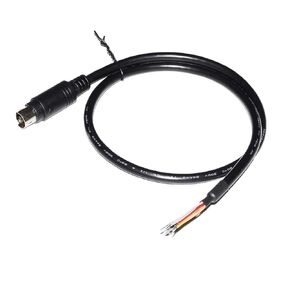 MINI DIN 4PIN 5PIN 6PIN 8PIN MD4 MD5 MD6 MD8 Male Connector PLC Programming Breakout Cable(1.0m,MD 5-PIN)