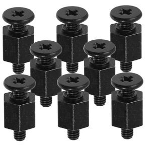 8pcs M.2 Ssd Motherboard Mounting Screws Black Computer Motherboard Screws Kit
