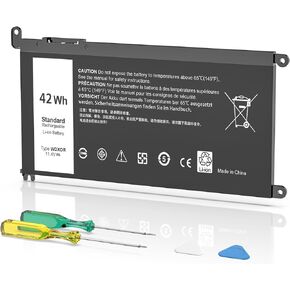 42Wh WDX0R WDXOR YRDD6(except 5580)Laptop Battery for Dell Inspiron 13 15 5000 7000 Series 5567 5570 5579 7579 7569 7378 5567 7573 5565 5379 5378 Latitude 3189 3190 3400 3390 3500 P69G 3CRH3 FW8KR