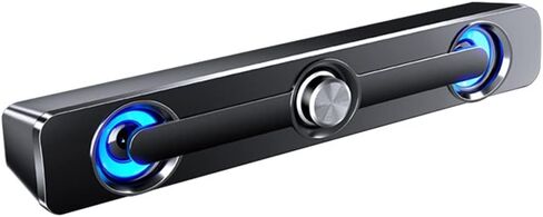 مكبر صوت الكمبيوتر 3W سلكي شريط ستيريو Stereo STEREO SPERENS SPEANER SEAKER BOX لجهاز الكمبيوتر المحمول للكمبيوتر الشخصي (D) in Kuwait