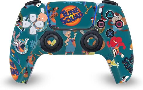 Head Case Designs Officially Licensed Space Jam: A New Legacy Squad Graphics Vinyl Sticker Gaming Skin Decal Compatible With Sony PlayStation 5 PS5 Pro Disc Edition Console & DualSense Controller in Saudi Arabia
