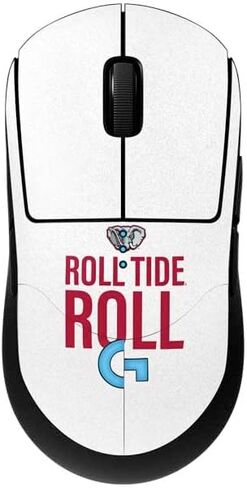 Skinit Decal Other Skin Compatible with G Pro Wireless Gaming Mouse - Officially Licensed University of Alabama University Seal Design in Saudi Arabia