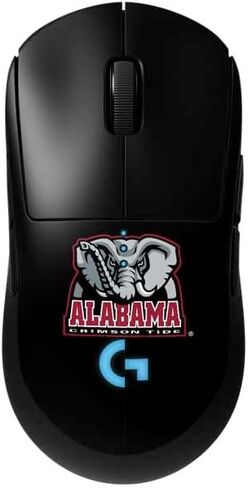 Skinit Decal Other Skin Compatible with G Pro Wireless Gaming Mouse - Officially Licensed University of Alabama University Seal Design in Saudi Arabia