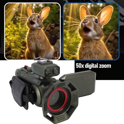yunseity فيديو كاميرا كاميرا كاميرا الفيديو ، 4K 53MP 50X ZOOM VLOGGATE CAMERA مع شاشة ملونة عالية الدقة 3 بوصة ، تلقائي WIFI Digital Camcorder Camera Interface Hot Shoe ، من أجل الحياة اليومية (Violet) in Saudi Arabia