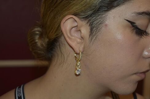 DIVA'S Moissanite 0.5CT 1CT 2CT 3CT 925 Sterling Silver-Gold Plated Stud - Dangle Styles Earrings VVS Moissanite with GRA certificate in Kuwait