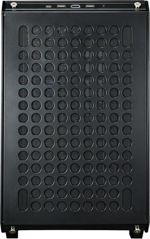 Cooler Master Qube 500 Flatpack - ATX PC Case Mid -Fower ، وحدات تمامًا ، 1 × 120 مم من المروحة الخلفية السوداء المثبتة مسبقًا ، ودعم GPU العمودي ، ودعم اللوحة الأم EATX ومشعات 280 مم المزدوجة - الأسود in Kuwait