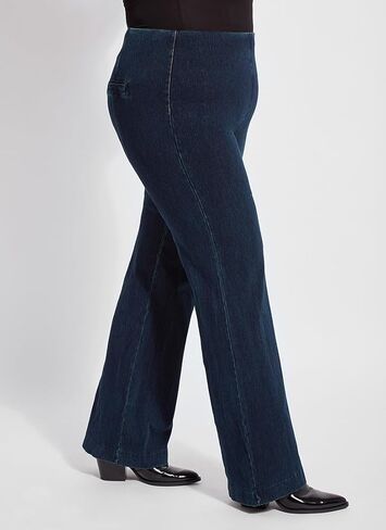 Lyssé Women's Plus Size Denim Trouser in Saudi Arabia
