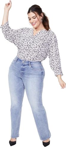 NYDJ Women's Plus Size Marilyn Straight Leg Jeans in Saudi Arabia