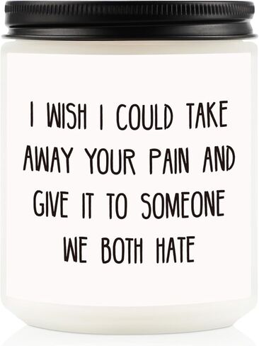 kaayee احصل على هدايا جيدة للنساء والرجال، احصل على هدية جيدة قريبًا للنساء بعد الجراحة، هدايا ملهمة تشجيعية للنساء والأصدقاء الأخت أمي، احصل على شمع الصويا الطبيعي بالخزامى 7oz شموع معطرة in Kuwait