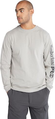 Timberland Men's Tall Size Core Logo Long-Sleeve T-Shirt, Factory, 2XT in Saudi Arabia