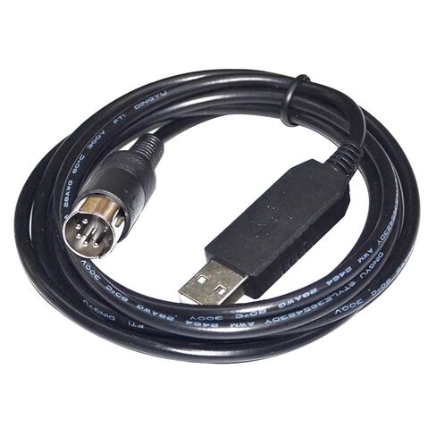 FT232RL CHIP USB to DIN 5-PIN Male RS232 Serial Programming Communication Cable for COFFEEMAR G23 to PC(1.8m) in Saudi Arabia