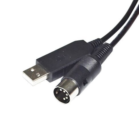 FT232RL CHIP USB to DIN 5-PIN Male RS232 Serial Programming Communication Cable for COFFEEMAR G23 to PC(1.8m) in Saudi Arabia