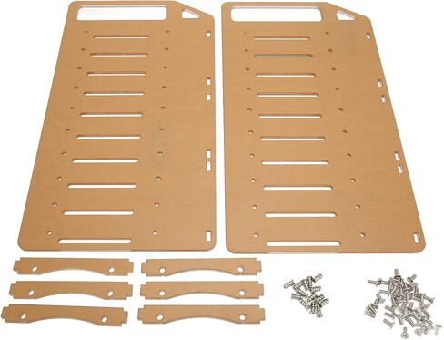 DIY Acrylic Hard Drive Bracket Multi Layer Mounting Hole Hard Disk Rack Desktop DIY Enthusiasts (10 Layers) in Saudi Arabia