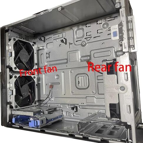 مجموعة مروحة الحالات الأمامية/الخلفية المتوافقة مع Dell Precision T3660 T3650 ، XPS 8950 8960 ، أجنحة Aurora R13 R14 R15 Tower Desktop (المروحة الأمامية) in Saudi Arabia