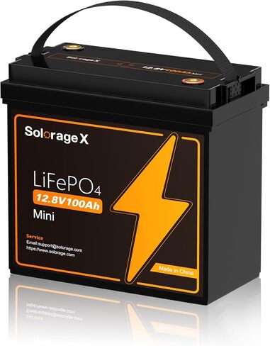 12V 100AH ​​MINI LIFEPO4 Lithium Battery ، 100A BMS مع حماية منخفضة من درجة الحرارة ، كحد أقصى 1200 واط ، 5000 دورات عميقة ، مثالية للربع ، الطاقة الشمسية ، القارب ، البحرية ، المحرك المتصيد in Saudi Arabia