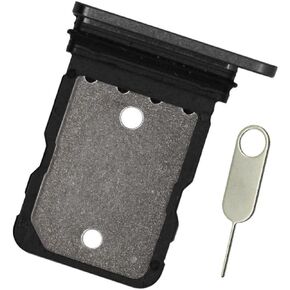Replacement SIM Card Tray Slot Holder for Google Pixel 8 - Obsidian/Black Color