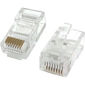 Inc. 100 Pack CAT5E RJ45 Modular Connector Plugs Pack (C20-088L5-100 )